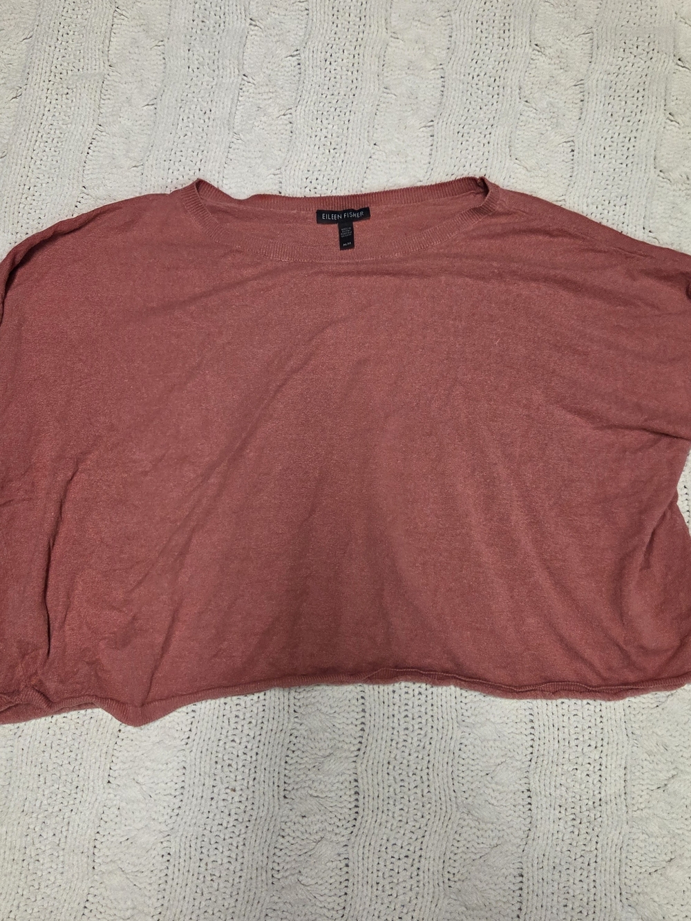 Eileen Fisher Rose Crewneck Short Sleeve Tee